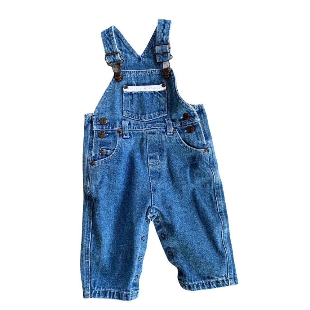 Vintage Sonoma Medium Wash Denim Overalls